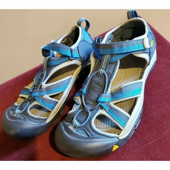 Boys Keen Newport H2 Water Shoes Blue/Gray Sz US 5 - Picture 2 of 6